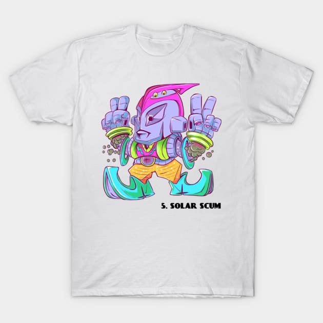 Solar Scum T-Shirt by Hojyn